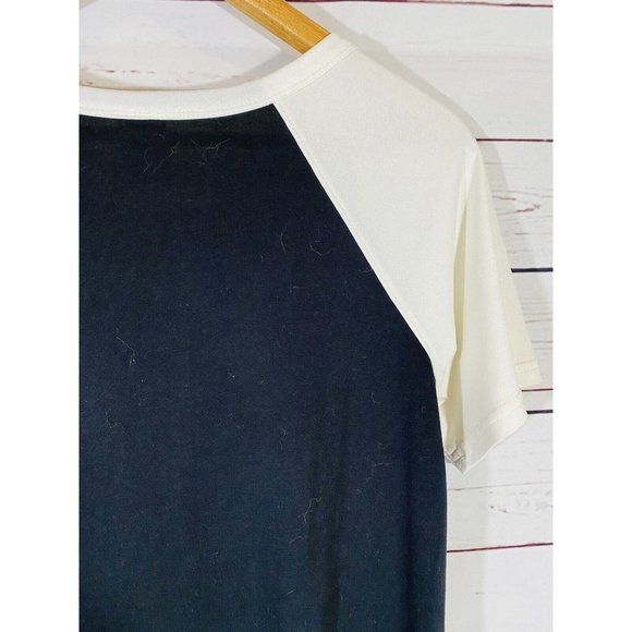 MLB Pittsburgh Pirates Womens Sleep Shirt Sz Medium Top Baseball Style Black - Picture 6 of 7